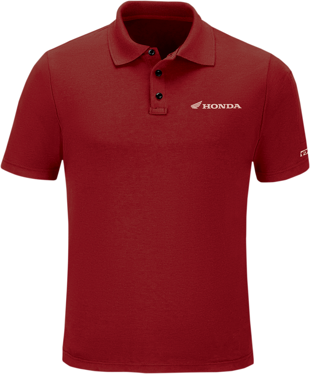 Honda Polo Shirt - Red - Medium - Lutzka's Garage