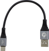 USB to USB-C Cable - Charger - Single-End - 7-1/2"