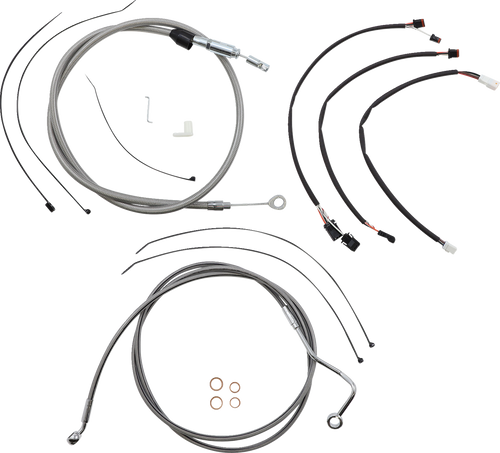 Control Cable Kit - XR - Stainless Steel/Chrome