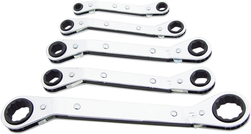 Wrench Set - Ratcheting Offset - SAE