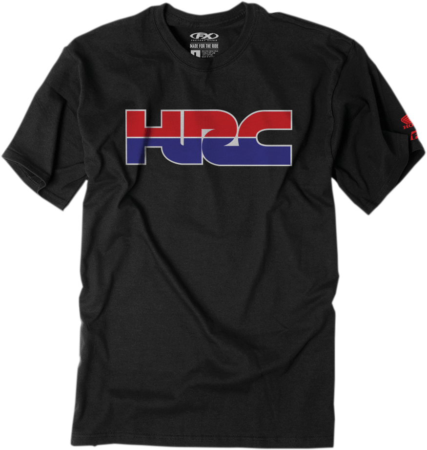 Honda HRC T-Shirt - Black - Medium - Lutzka's Garage