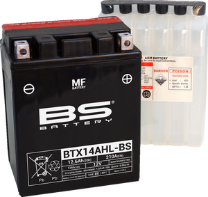 Battery - BTX14AHL-BS (YTX)