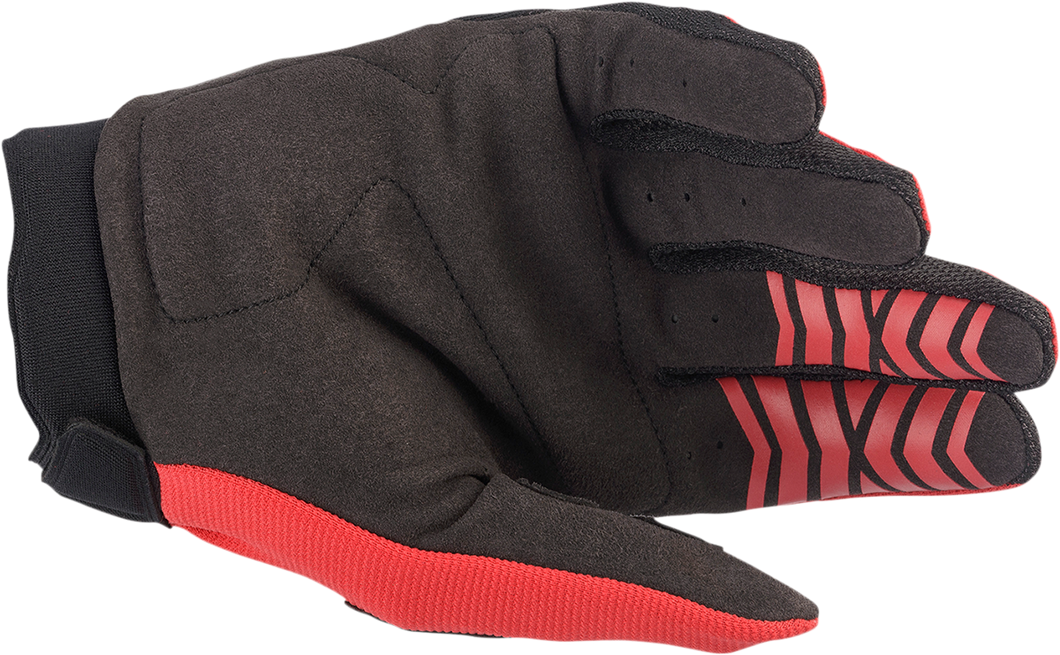 Youth Full Bore Gloves - Bright Red/Black - 2XS - Lutzka's Garage