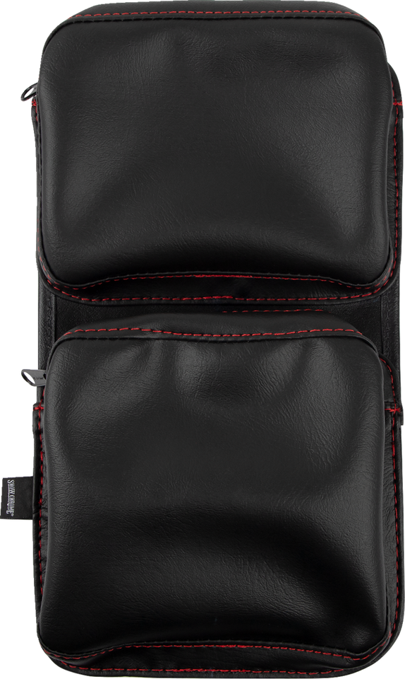 Kaliber Dash Pouch - Black with Red Stitching