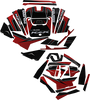 Complete Graphics Kit - Red/Black - 2-Door - RZR - Lutzka's Garage