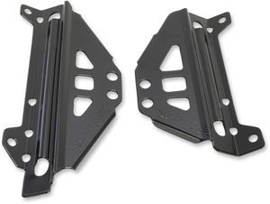 Radiator Brace Set - Black - Kawasaki - Lutzka's Garage