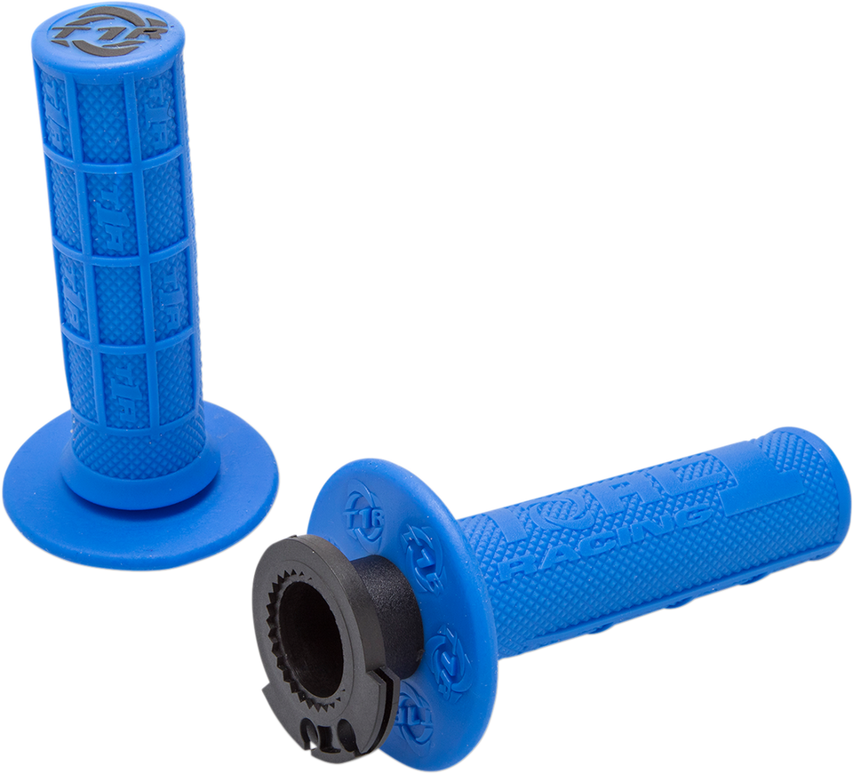 Grips - Defy - Lock-On - 4-Stroke - Blue - Lutzka's Garage