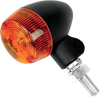 Marker Light - Single Filament - Black/Amber - Style 1 - Lutzka's Garage