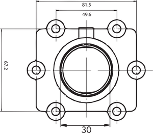 Carburetor Mounting Flange - Arctic Cat