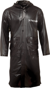 Trench Rain Jacket - Black - One Size - Lutzka's Garage