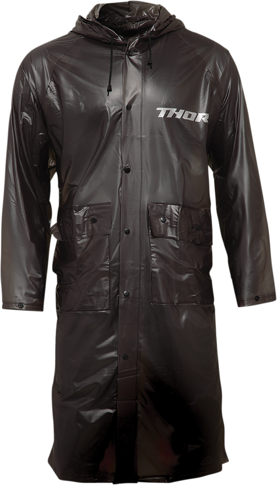 Trench Rain Jacket - Black - One Size - Lutzka's Garage