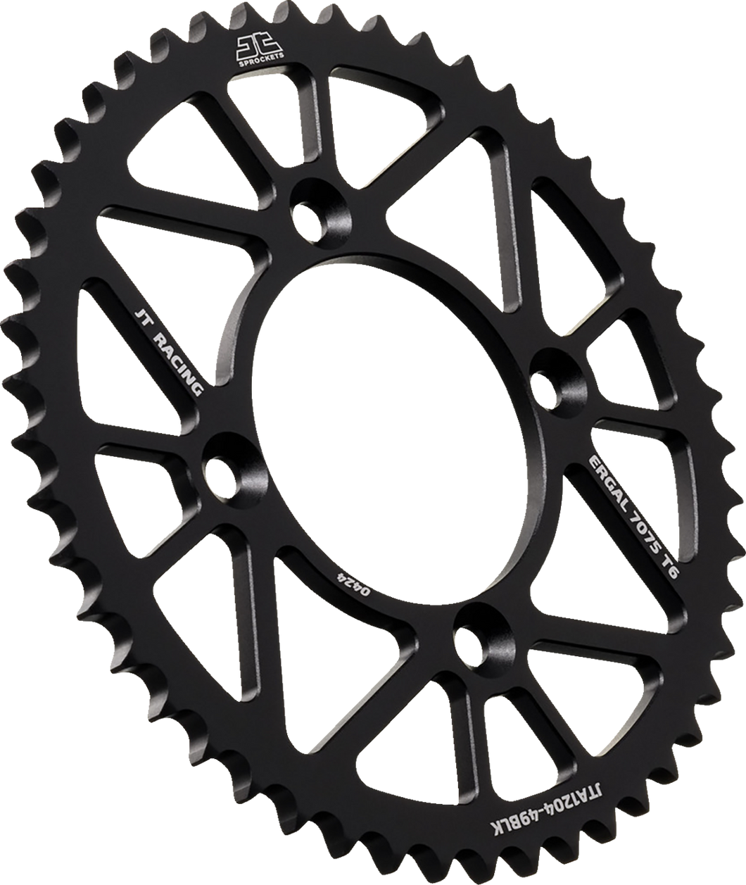 Rear Aluminum Sprocket - 49 Tooth - Black - CRF 125FB - Lutzka's Garage