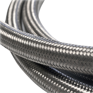 Fiber Braided Hose - Stainless Steel - 10 - Lutzka's Garage