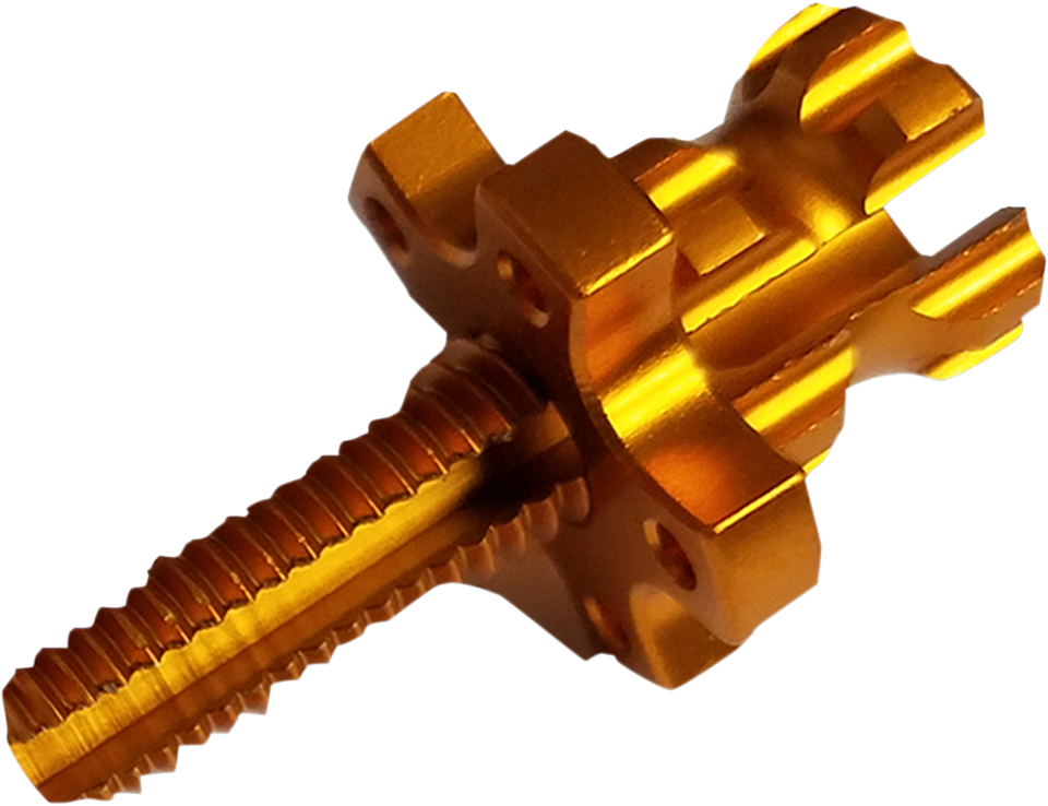 Cable Adjuster - Clutch - M8 x 1.25 - Gold - Lutzka's Garage