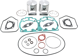 Piston Kit with Gaskets - 76.00 mm - 593 Engine Type - Ski-Doo