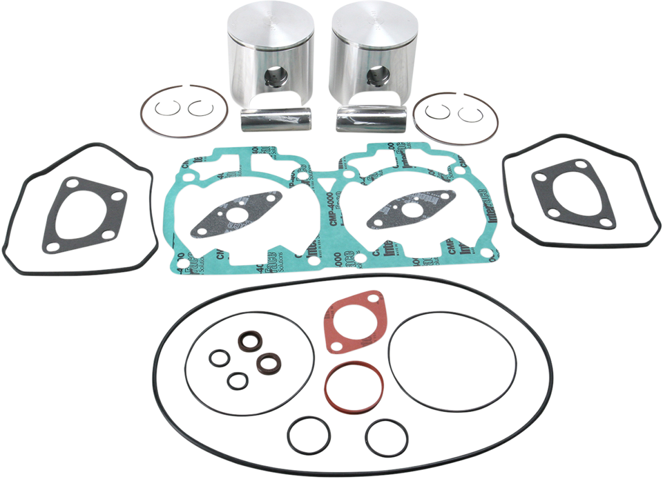 Piston Kit with Gaskets - 76.00 mm - 593 Engine Type - Ski-Doo