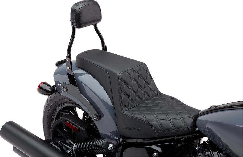 Detachable Backrest - Mini - Black - Chieftain - Lutzka's Garage