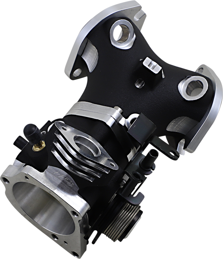 Big Bore Throttle Body - Black - 55 mm - Twin Cam - Lutzka's Garage