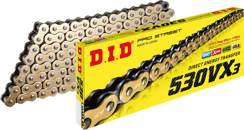 530 VX3 - Chain - Gold - 110 Links - Lutzka's Garage