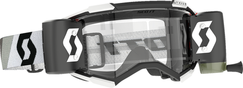 Fury WFS Goggle - Premium Black/White - Clear - Lutzka's Garage