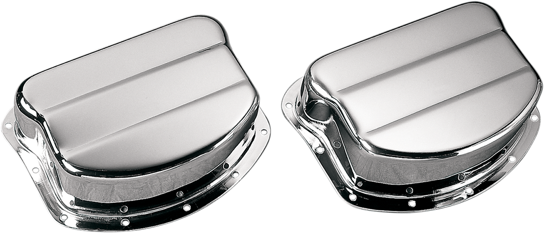 Pan Covers - Chrome - Panhead - Lutzka's Garage