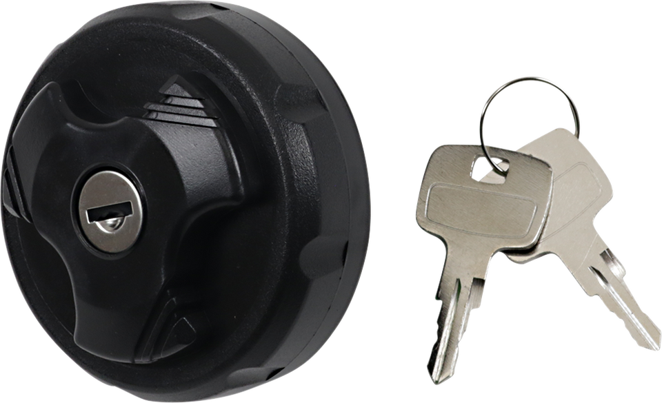 Gas Cap - Locking - Black - Lutzka's Garage