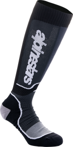 MX Plus Socks - Black/White - Medium - Lutzka's Garage