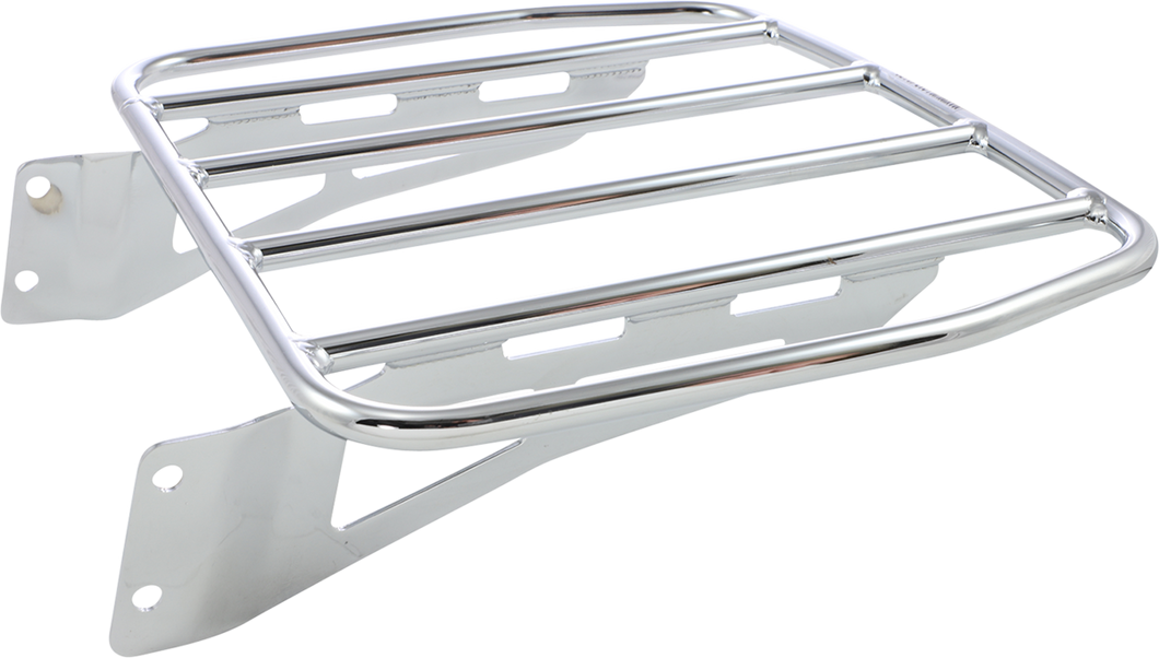 Luggage Rack - Wide - Chrome - Lutzka's Garage