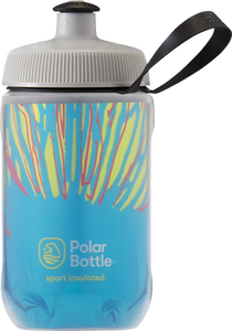 Kids Sport Insulated Bottle - Fireworks - Azure Blue - 12 oz