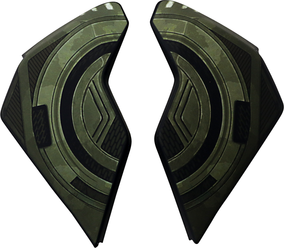 Airflite™ Side Plates - Black Chain - Green - Lutzka's Garage