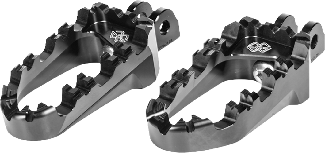 Pro-X Enduro Footpegs - Black - Pan America - Lutzka's Garage