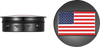 Swing Arm Covers - American Flag - Custom - Reversed - Black - Lutzka's Garage