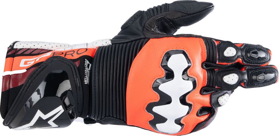 GP Pro R4 Gloves - Black/Fluo Red/White - Small - Lutzka's Garage