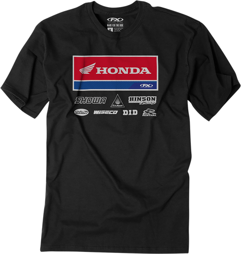 Honda 21 Racewear T-Shirt - Black - Medium - Lutzka's Garage