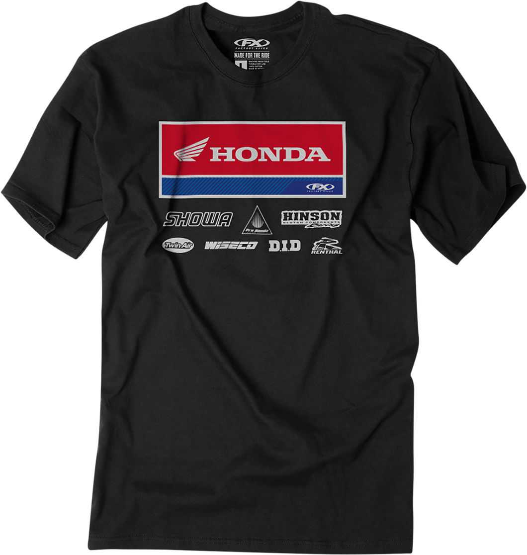 Honda 21 Racewear T-Shirt - Black - Medium - Lutzka's Garage