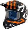 FX-17Y Helmet - Attack - Matte Black/Orange - Small - Lutzka's Garage