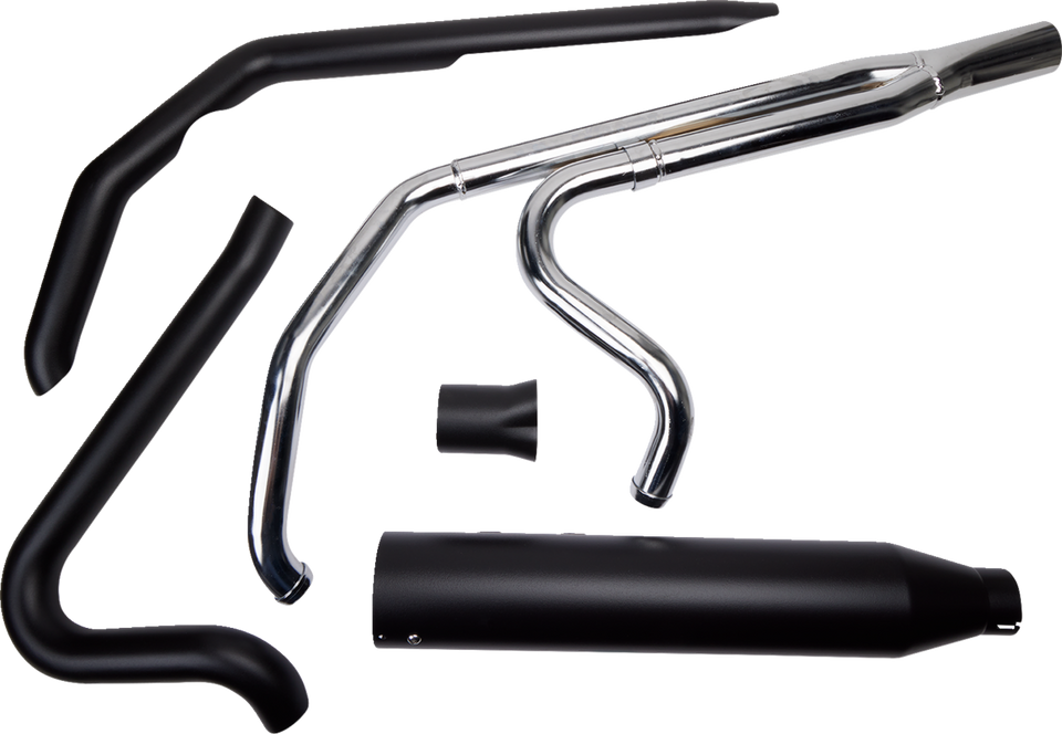 2:1 Outlaw Exhaust System - Black - Lutzka's Garage