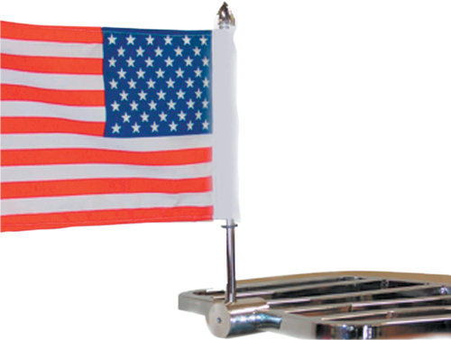 Square Sissy Bar Rack Flag Mount - 6