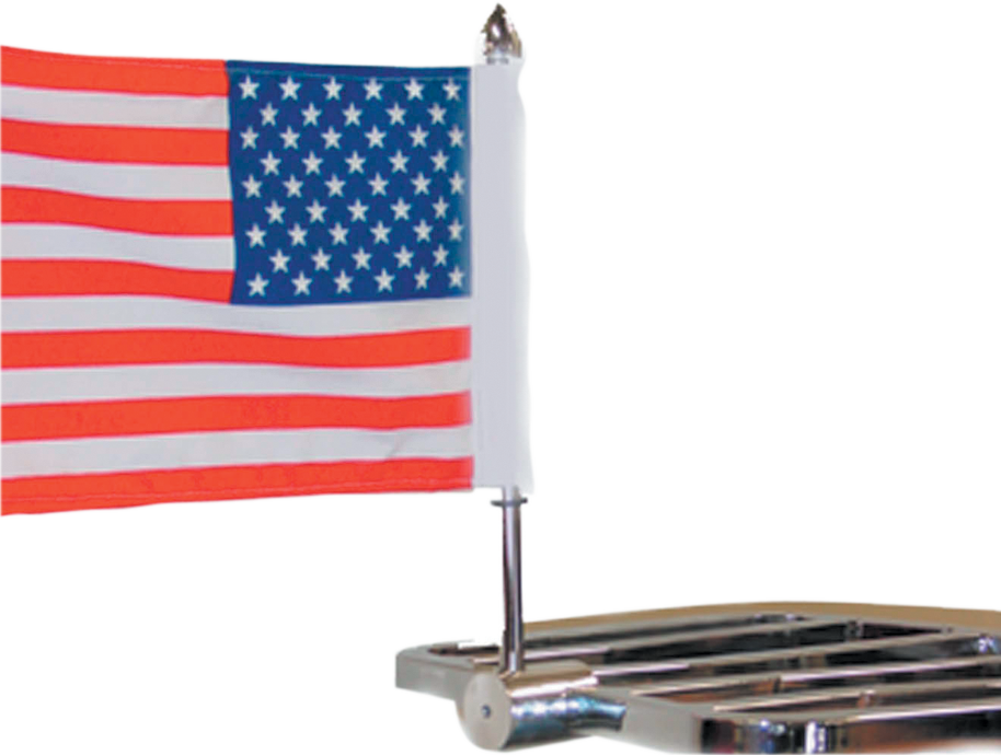 Square Sissy Bar Rack Flag Mount - 6" X 9"