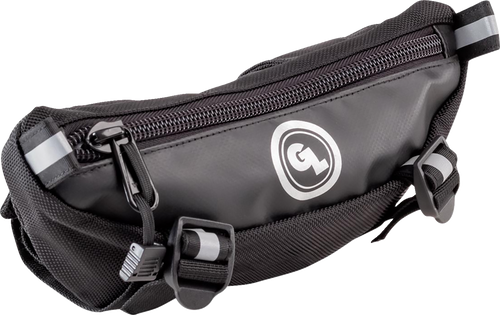 Zigzag Handlebar Bag™ - Black - Lutzka's Garage