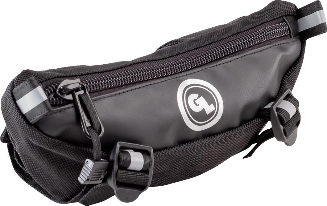 Zigzag Handlebar Bag™ - Black - Lutzka's Garage