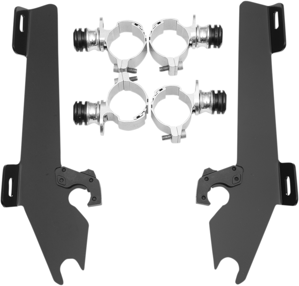 Batwing Trigger Lock Mounting Kit - VT 1300CS - Black - Lutzka's Garage