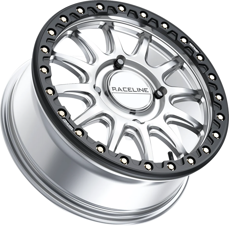 Wheel - Alpha - Front/Rear - Hyper Silver/with Black Ring - 17x7 - 4/156 - +40 mm