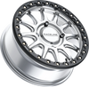 Wheel - Alpha - Front/Rear - Hyper Silver/with Black Ring - 17x7 - 4/156 - +40 mm