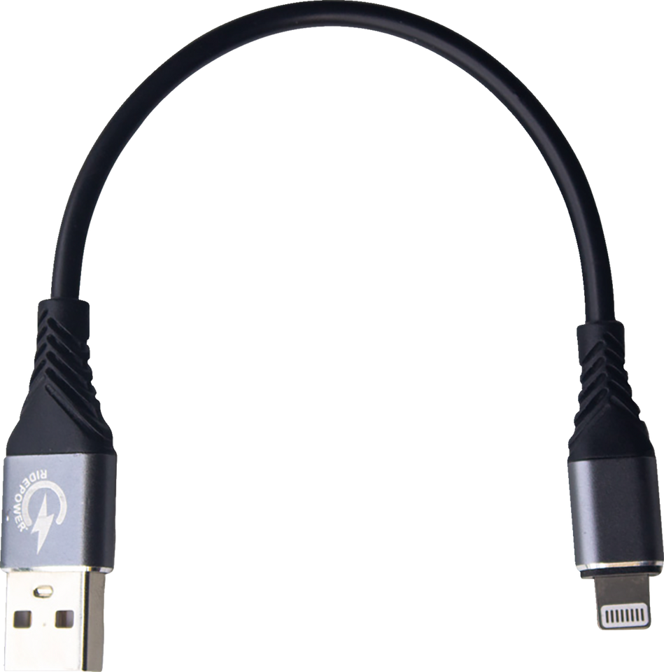 USB to Lightning Cable - Charger - Single-End - 7-1/2"