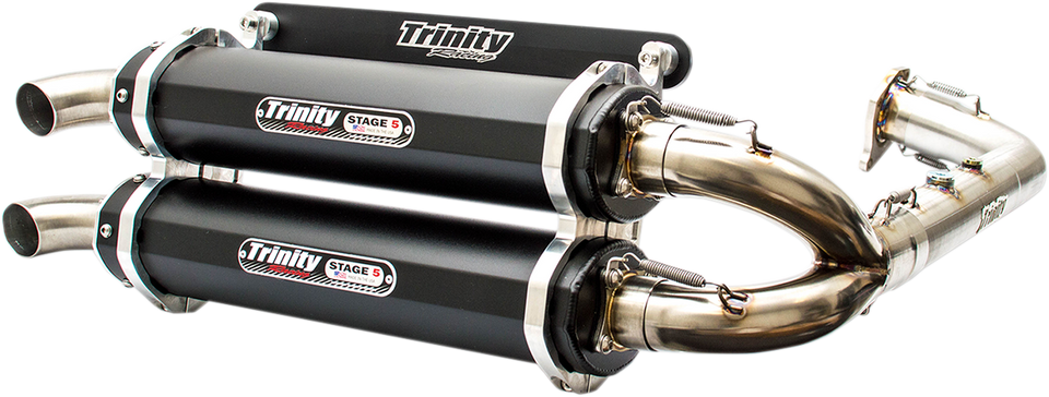 Stage 5 Dual Exhaust - Black - Lutzka's Garage