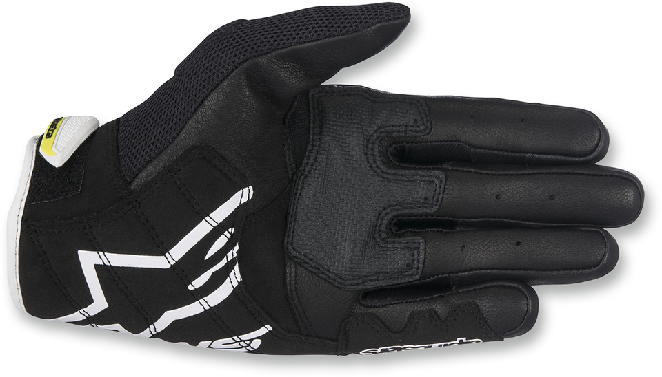 SMX-2 Air Carbon V2 Gloves - Black/White/Fluo Yellow - Small - Lutzka's Garage