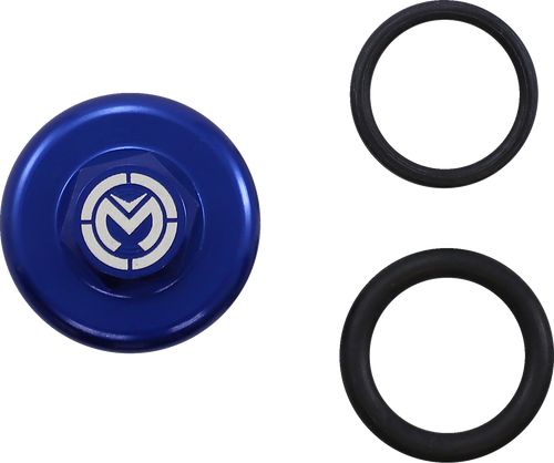 Oil Cap - Blue - Yamaha - Lutzka's Garage