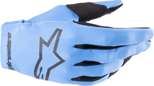 Youth Radar Gloves - Light Blue/Black - 2XS - Lutzka's Garage