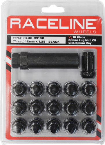 Lug Nuts - Spline Socket - 12 mm x 1.25